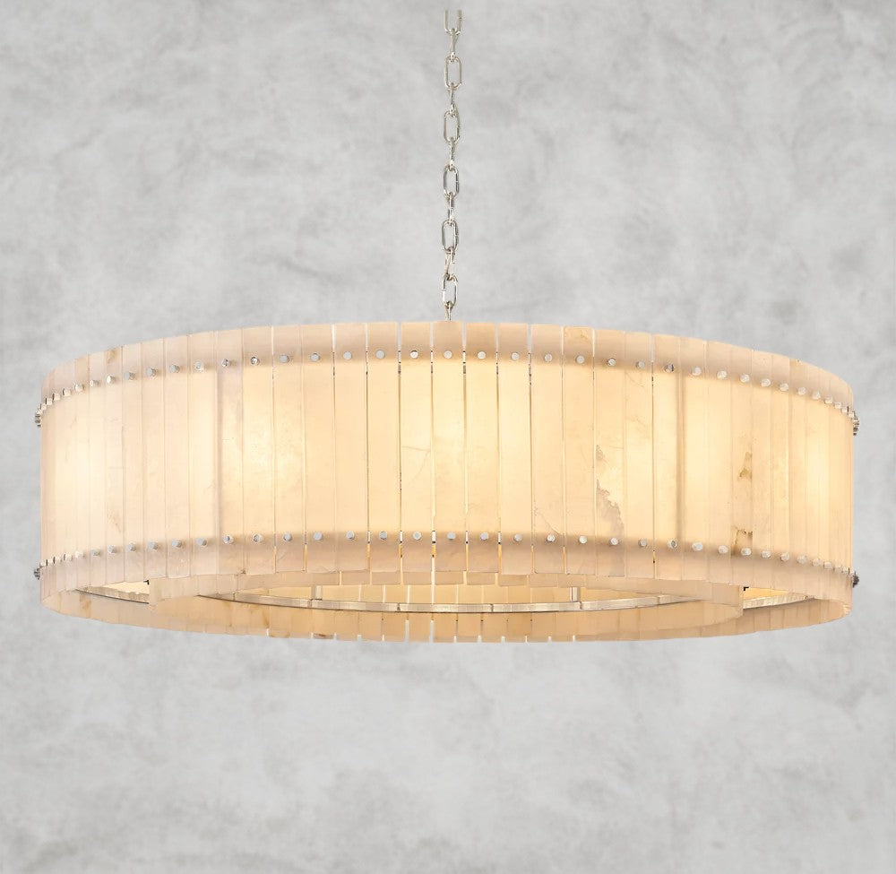 San Marco Alabaster Round Chandelier 22", 37", 48", 60"
